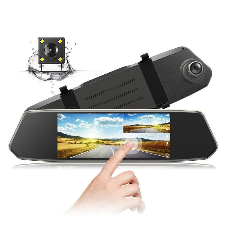 rear view mirror with camera