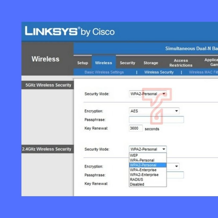 linksys router login