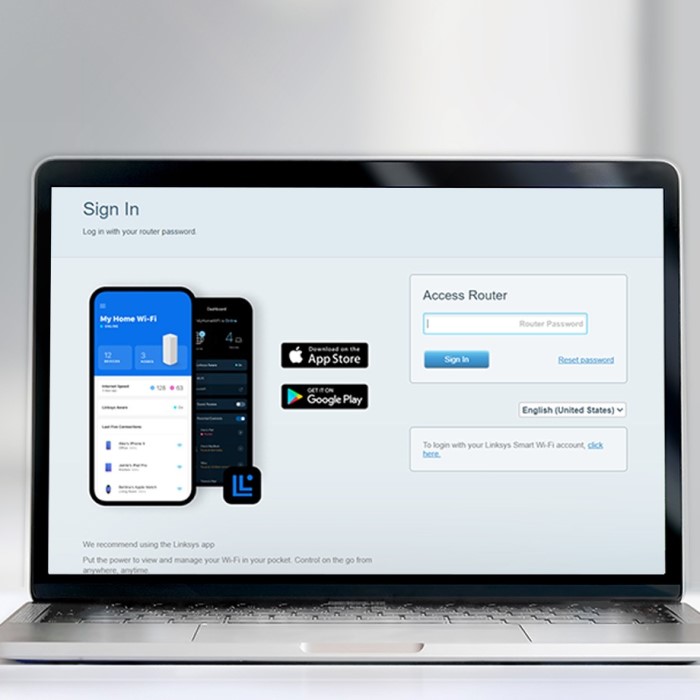 linksys router login